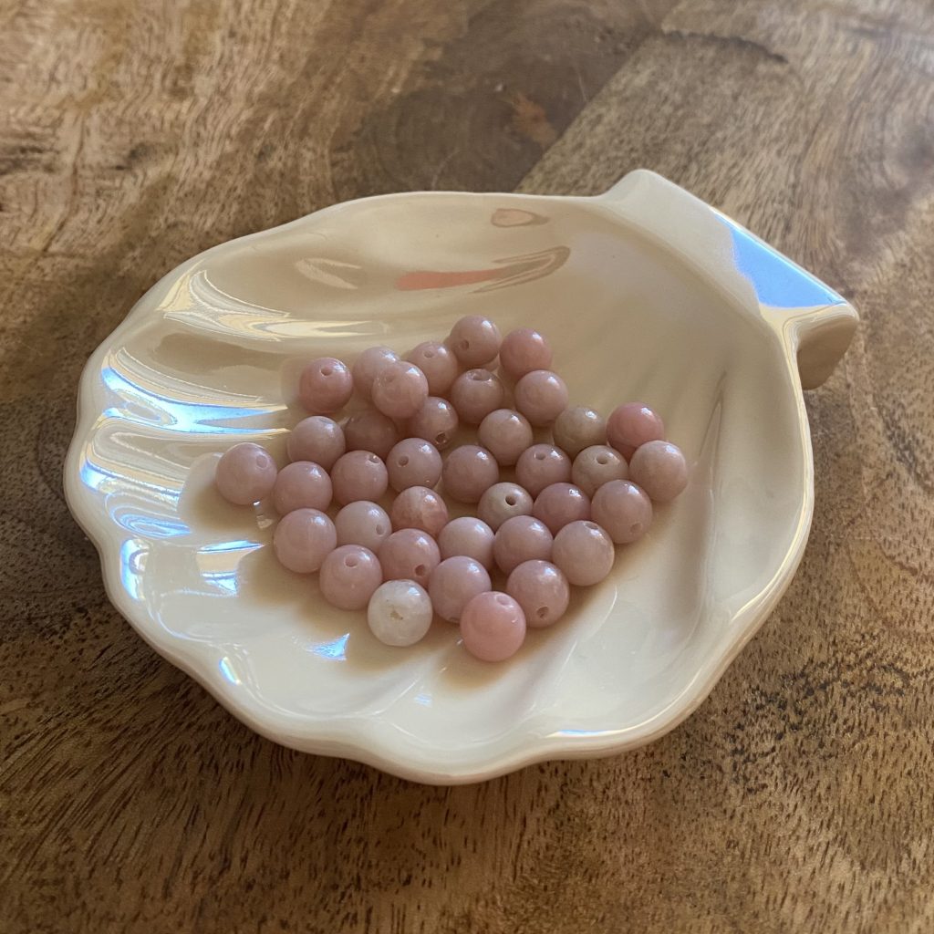 Opale Rose - bijoux - fait main - lithoth&eacute;rapie - pierres fines - pierres naturelles - boutique - france