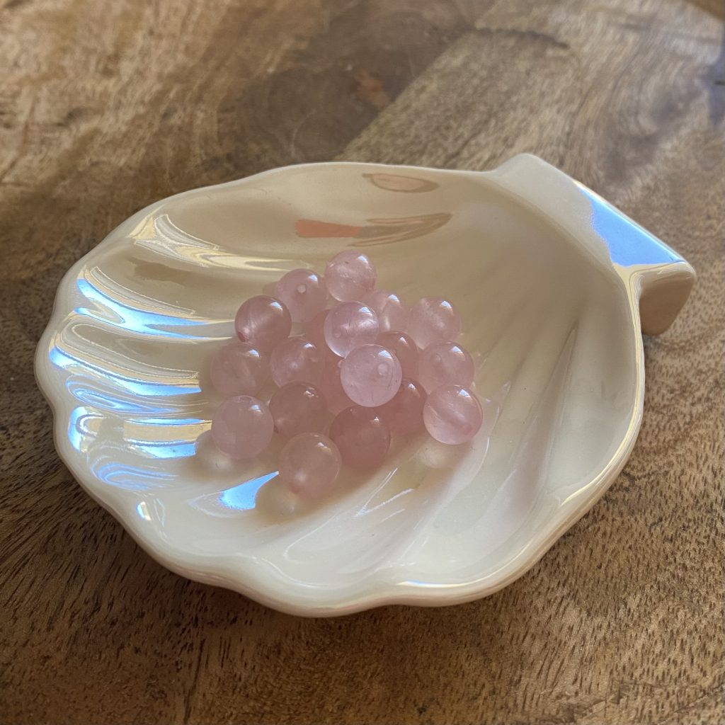 Quartz Rose - bijoux - fait main - lithoth&eacute;rapie - pierres fines - pierres naturelles - boutique - france