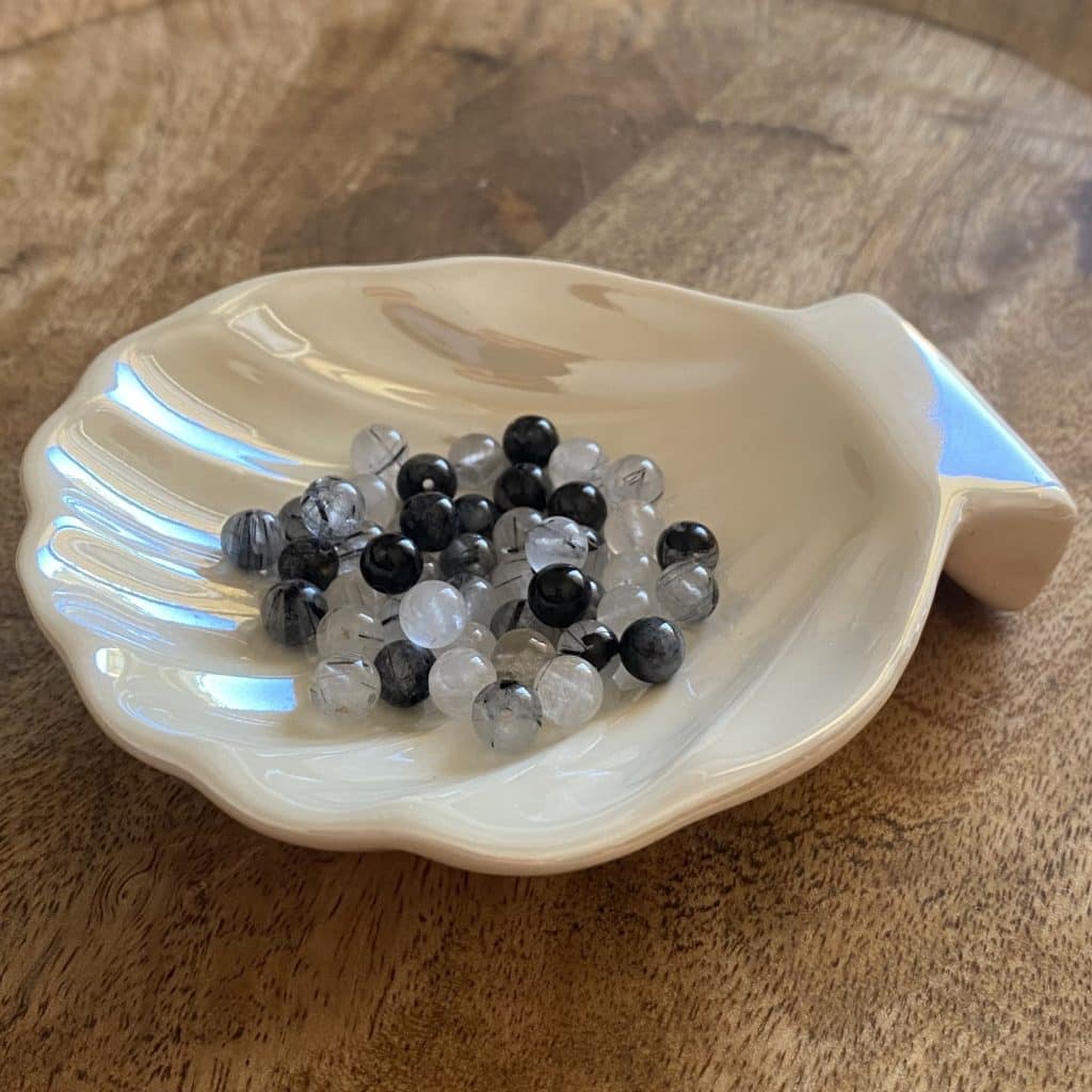 Quartz Tourmaline - bijoux - fait main - lithoth&eacute;rapie - pierres fines - pierres naturelles - boutique - france