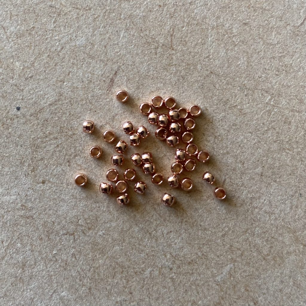 Bibliothèque - Nos Apprêts - Billes de séparation doré rosé - les pierres de tao - bijoux - fait main - lithothérapie - pierres fines - pierres naturelles - boutique - france