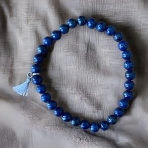 Bracelets Beatrice - Combo STOP Migraine - Lapis Lazuli, Cristal de Roche et Améthyste