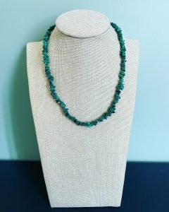 pierres fines pierres naturelles lithothérapie bijoux Collier Chips Malachite