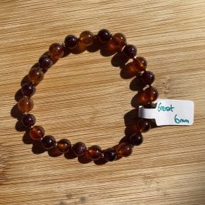 lithothérapie, pierres fines, pierres naturelles, bien-entre, bijoux, fait main, Bracelet Joyce - Grenat Almandin et Hessonite 6mm