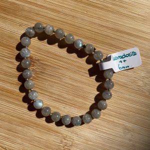 pierres fines pierres naturelles lithothérapie bijoux - Bracelet Joyce - Labradorite "A" 6mm
