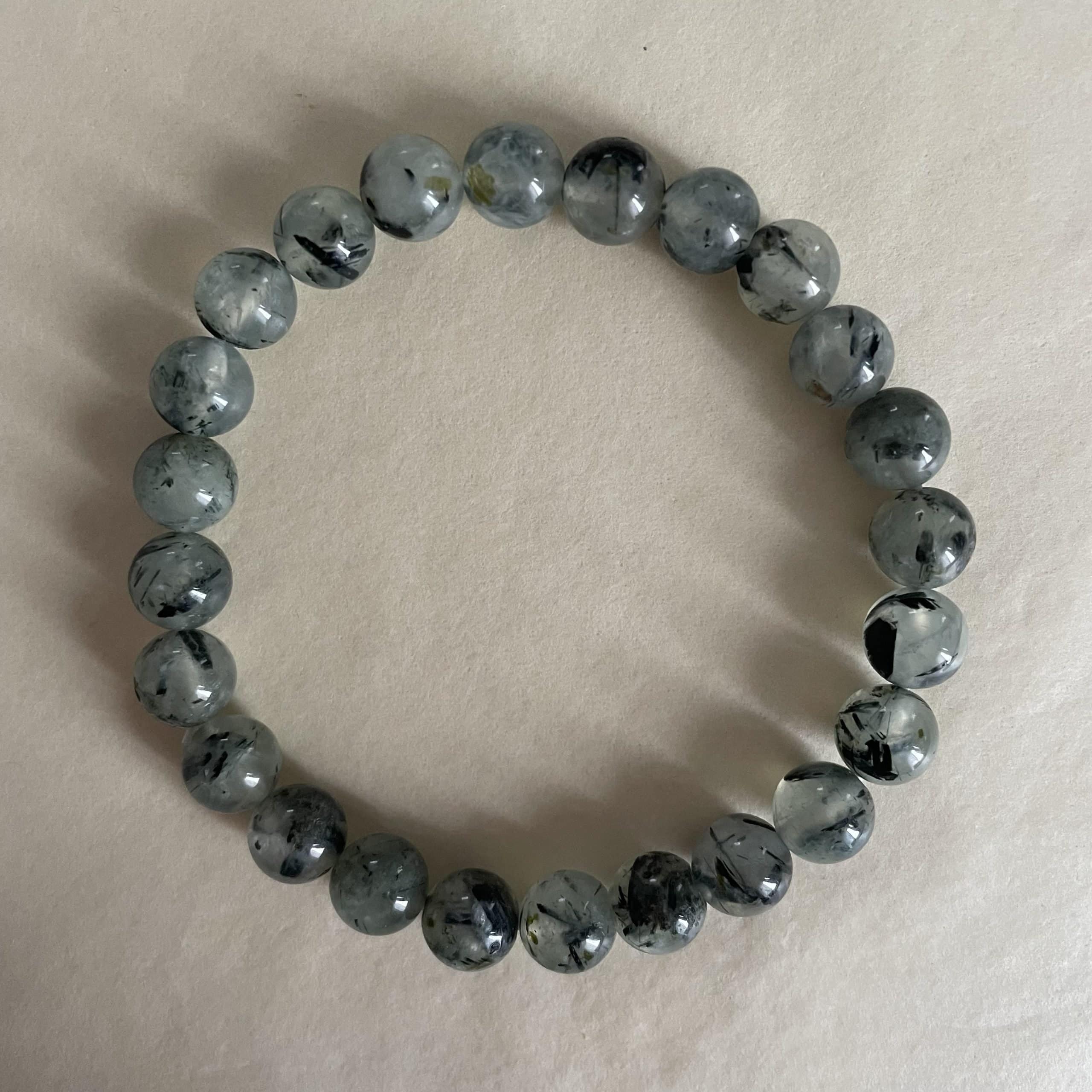 pierres fines pierres naturelles lithothérapie bijoux Bracelet Préhnite