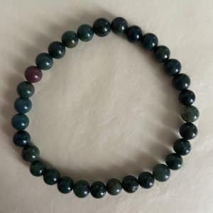 pierres fines pierres naturelles lithothérapie bijoux Bracelet Jaspe Heliotrope