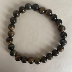 pierres fines pierres naturelles lithothérapie bijoux Bracelet Oeil de Faucon