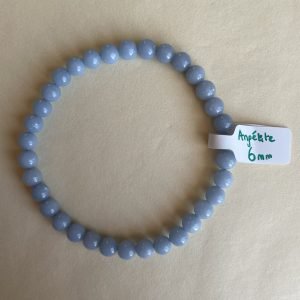 pierres fines pierres naturelles lithothérapie bijoux Bracelet Angélite