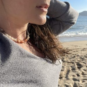 Collier - Bijoux - Lithothérapie - Pierres fines - Pierres Naturelles - Brisures - Pierre de lune