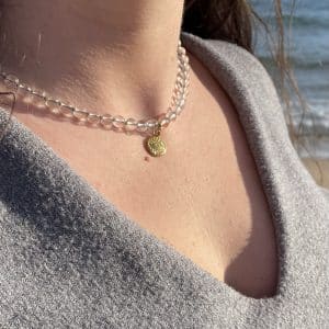 Collier - Bijoux - Lithothérapie - Pierres fines - Pierres Naturelles - Belle - Cristal DE rOCHE