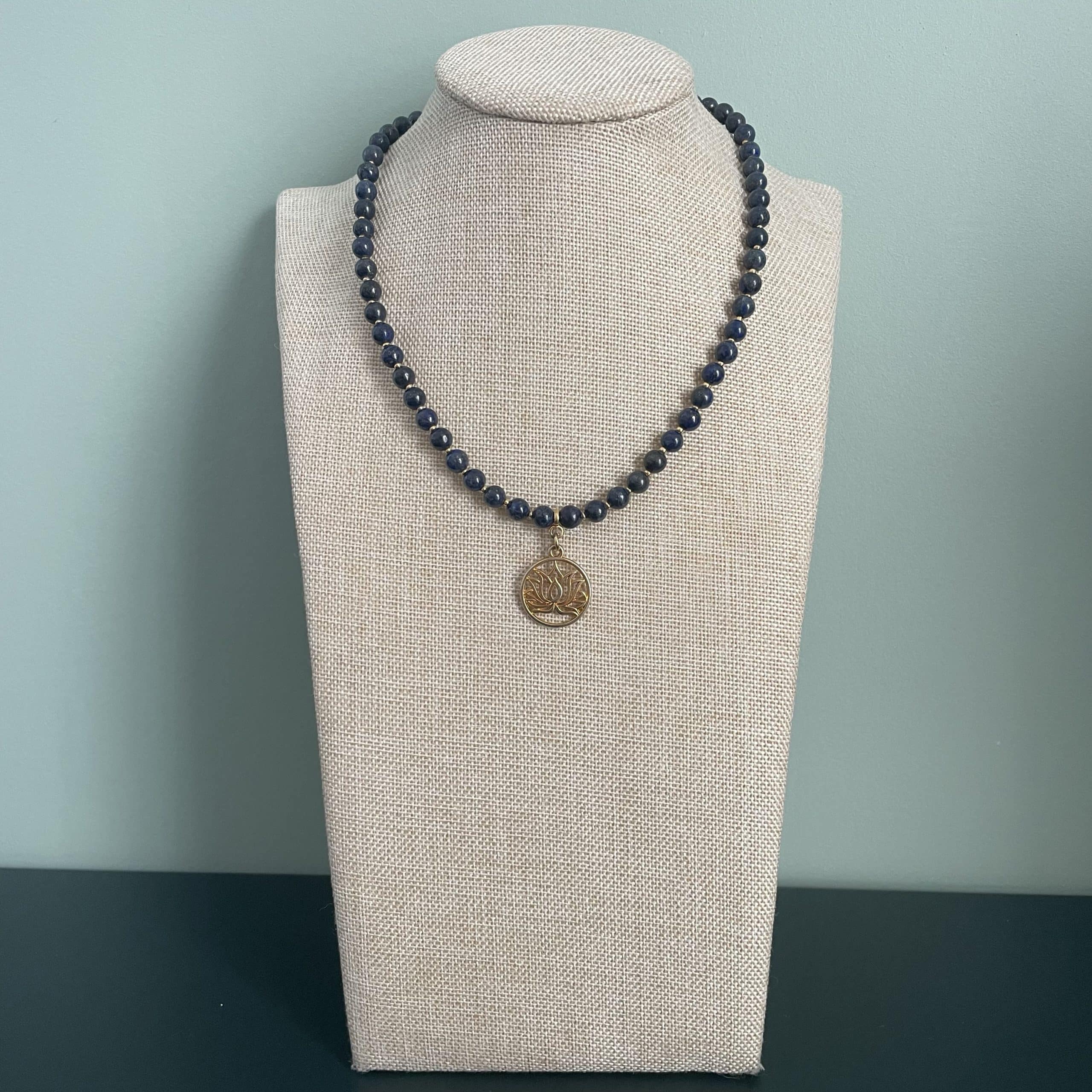 Collier Isabella - Lapis Lazuli - Collier - Bijoux - Lithothérapie - Pierres fines - Pierres Naturelles