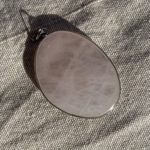 lithothérapie, pierres fines, pierres naturelles, bien-entre, bijoux, fait main, Pendentif - Quartz Rose