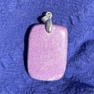 lithothérapie, pierres fines, pierres naturelles, bien-entre, bijoux, fait main, Pendentif - Purpurite