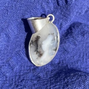lithothérapie, pierres fines, pierres naturelles, bien-entre, bijoux, fait main, Pendentif - Merlinite