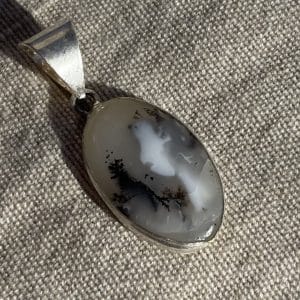 lithothérapie, pierres fines, pierres naturelles, bien-entre, bijoux, fait main, Pendentif - Merlinite