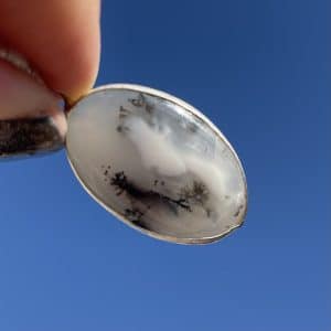 lithothérapie, pierres fines, pierres naturelles, bien-entre, bijoux, fait main, Pendentif - Merlinite