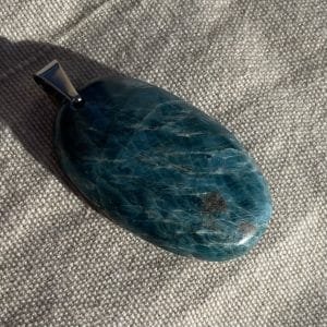 lithothérapie, pierres fines, pierres naturelles, bien-entre, bijoux, fait main, Pendentif - Apatite