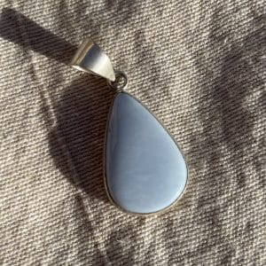 Bijoux - Lithothérapie - Pierres fines - Pierres Naturelles - Pendentif - Angélite