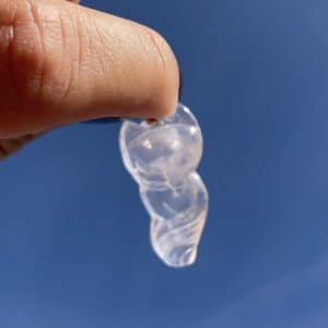 lithothérapie, pierres fines, pierres naturelles, bien-entre, bijoux, fait main, Pendentif Renard - Quartz Rose