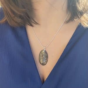 Bijoux - Lithothérapie - Pierres fines - Pierres Naturelles - Pendentif - Bronzite
