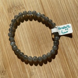 lithothérapie, pierres fines, pierres naturelles, bien-entre, bijoux, fait main, Bracelet Lou - Labradorite "A" 6mm