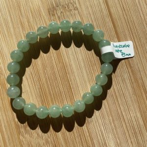 lithothérapie, pierres fines, pierres naturelles, bien-entre, bijoux, fait main, Bracelet Lou - Aventurine verte 8mm
