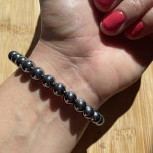 lithothérapie, pierres fines, pierres naturelles, bien-entre, bijoux, fait main, Bracelet Lou - TeraHertz 8mm