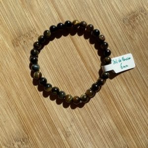 lithothérapie, pierres fines, pierres naturelles, bien-entre, bijoux, fait main, Bracelet Lou - Oeil de Fer 6mm