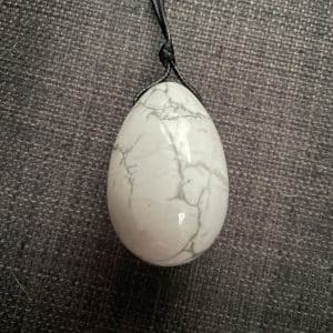 Lithotéhrapie, rééducation du périnée, Oeuf de Yoni - Howlite