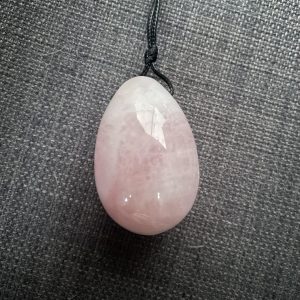 Lithotéhrapie, rééducation du périnée, Oeuf de Yoni - Quartz Rose