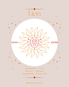 Signes astrologiques - Lion