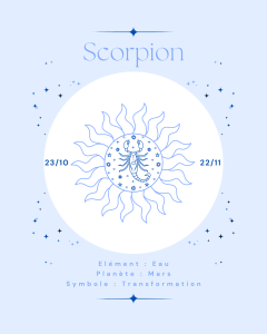 Signes astrologiques - Scorpion
