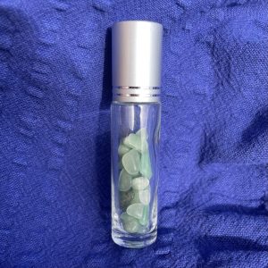 Roll-on aventurine / améthyste / cristal de roche / fluorite / Lapis lazuli - lithothérapie - aromathérapie - pierres fines -pierres naturelles